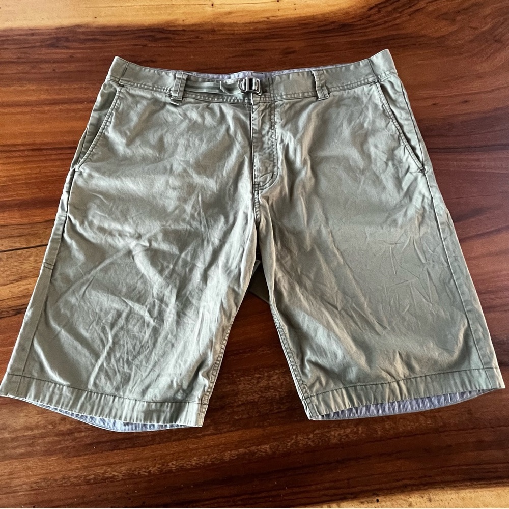 Outdoor Research Men’s Biff Cotton Hiking Outdoor Shorts Green Size 38 Hiking
